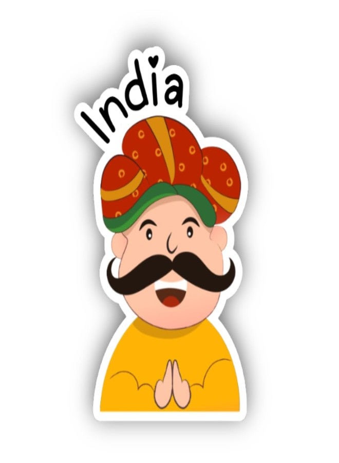 VERYFIRSTTALE India Fridge Magnet (Set of 4) | MDF Fridge Magnets | Premium Glossy & Light Weight | India Souvenirs | Fridge Magnets India - Image 2